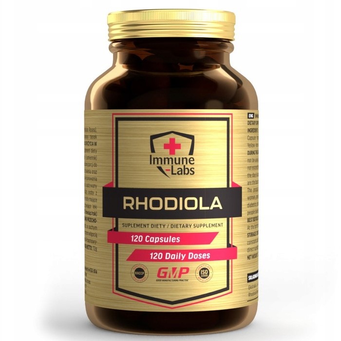dietary supplement, capsules, bottle, Rhodiola, immune labs