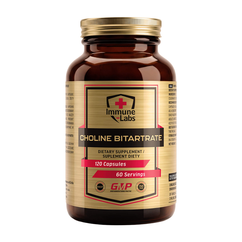 dietary supplement, capsules, bottle, label, cholline bitartrate