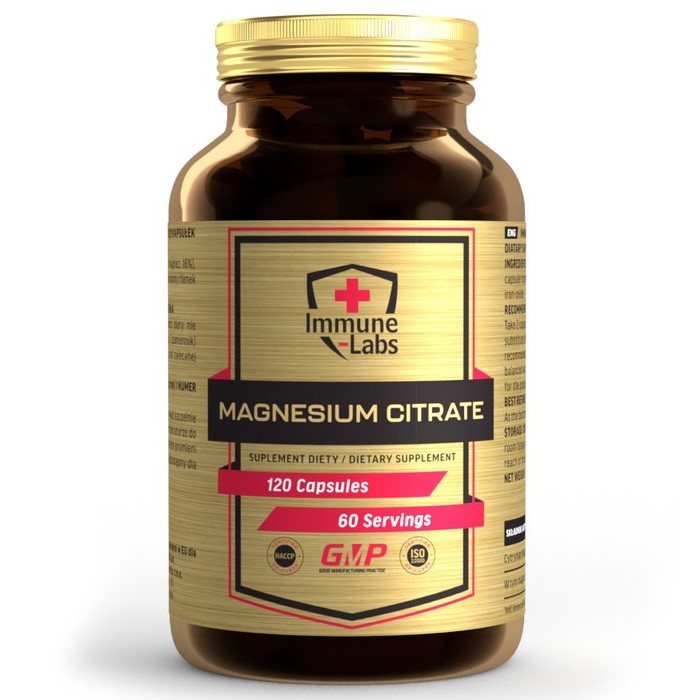 magnesium citrate, dietary supplement, capsules, 60 servings, 60 capsules