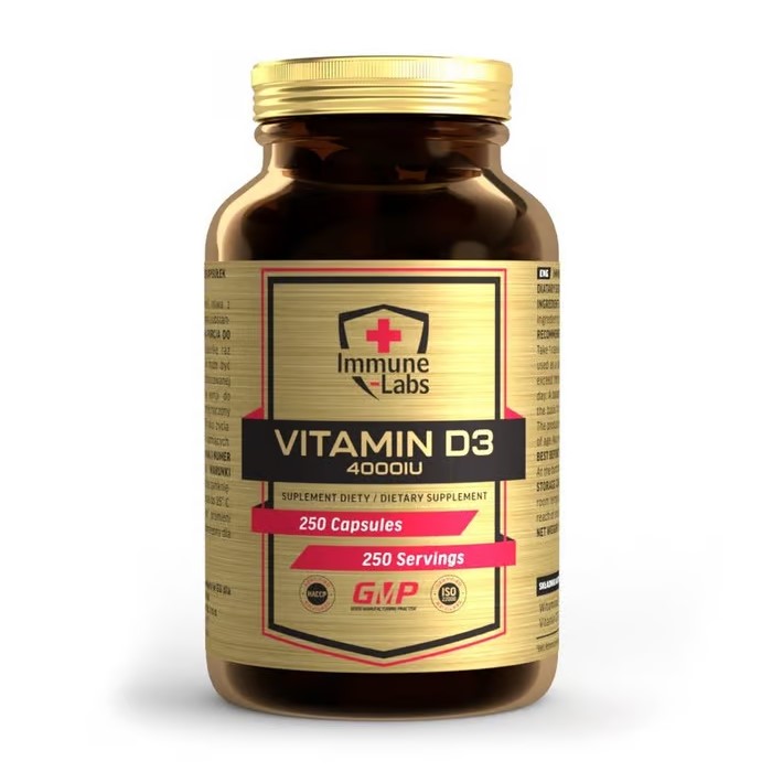vitamin D3, supplement, bottle, 250 capsules, 250 servings