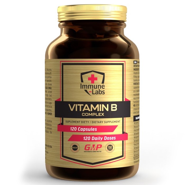 vitamin B, dietary supplement, capsules, daily doses, bottle label