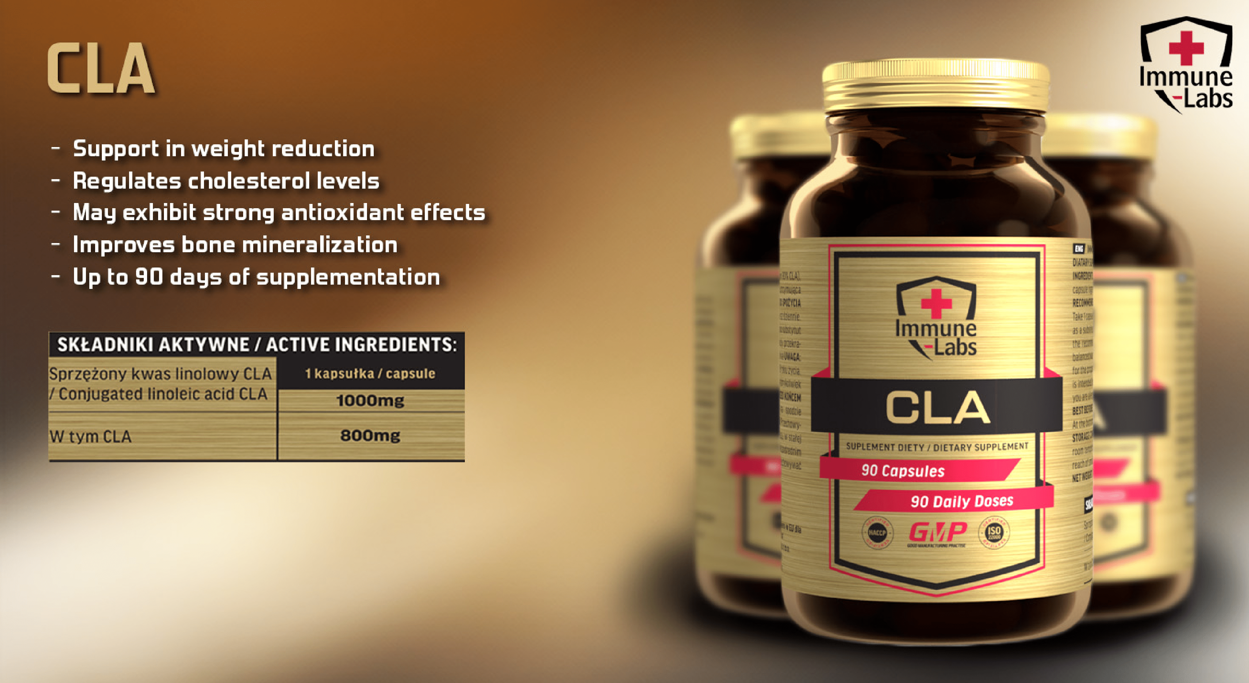 Immune Labs CLA - 90 Caps