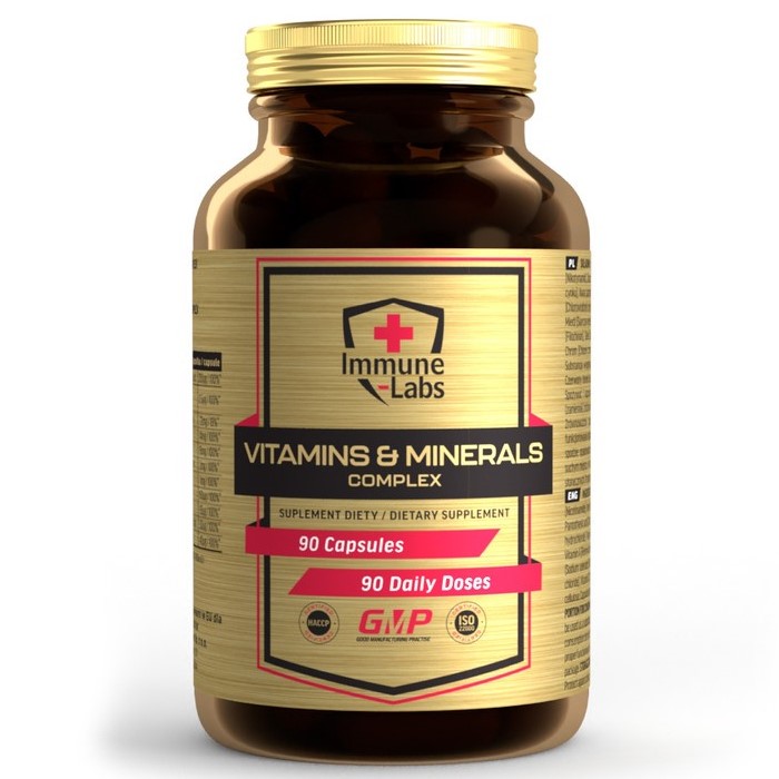 Immune Labs Vitamins & Minerals Complex - 90 Caps