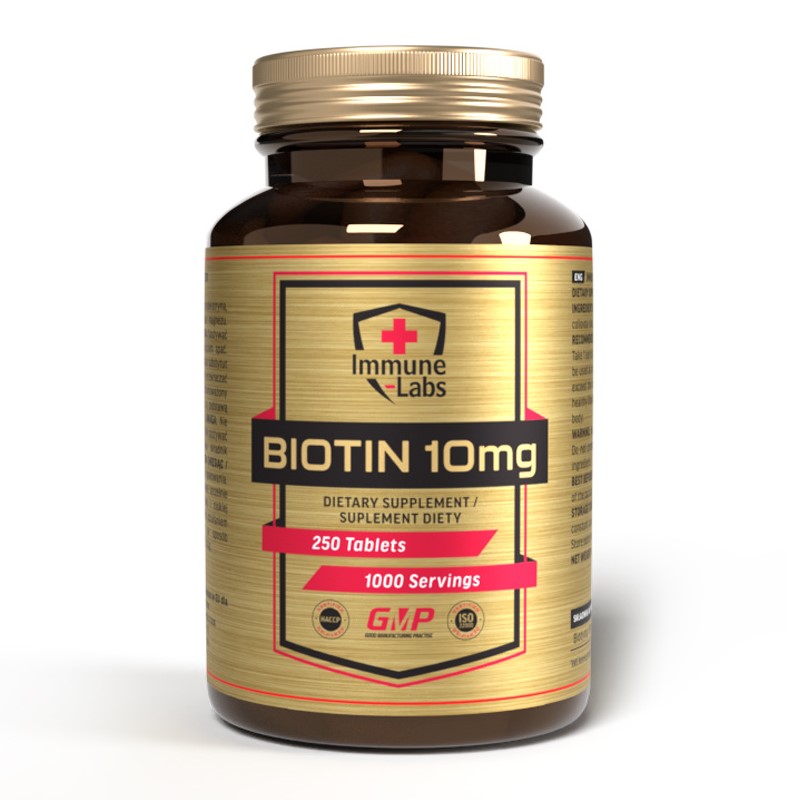 Immune Labs Biotin 10mg - 250 Tabs